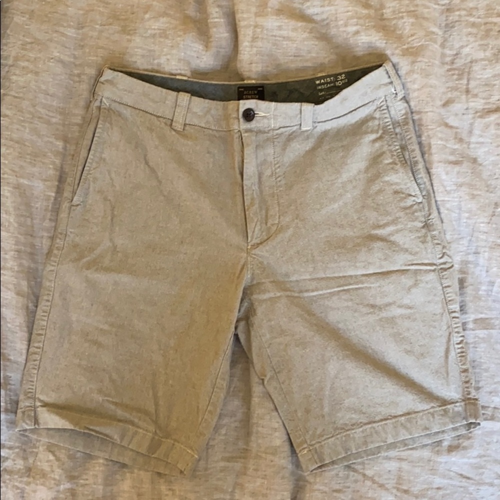 J.Crew Stretch Cotton Shorts Size 32 x 10.5” L